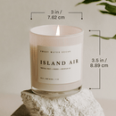 Coastal Lemon Soy Candle - White Jar - 11 oz