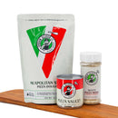 Neapolitan Style Pizza Making Kit | Includes Dough, Pizza Sauce, and Seasoning | Urban Slicer Pizza Worx