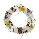 SALE | Winter White & Gold Wreath | KJ Made