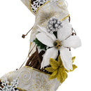 SALE | Winter White & Gold Wreath | KJ Made