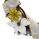 SALE | Winter White & Gold Wreath | KJ Made