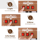 12-Ounce Commercial Retro Popcorn Machine Cart With Candy Boxes (SAK80954)