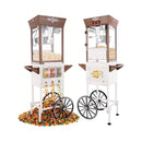 12-Ounce Commercial Retro Popcorn Machine Cart With Candy Boxes (SAK80954)