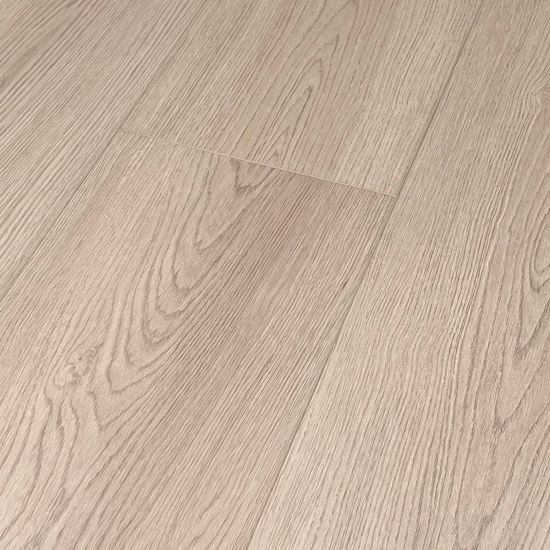 Mansion Sandy Oak EIR 12 mm 9.3"x72" Uniclic HDF AC5 Waterproof Laminate Wood Flooring - Dekorman Collection angle view