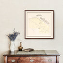 Vintage Map of Desoto, Nebraska 1908