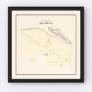 Vintage Map of Desoto, Nebraska 1908