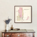 Vintage Map of Spring Valley, Wisconsin 1908