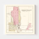 Vintage Map of Spring Valley, Wisconsin 1908