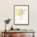 Vintage Map of Union Grove, Wisconsin 1908