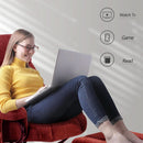 Burgundy Swivel Recliner With Ottoman Massage For RV