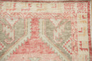 2.5x5 Vintage Distressed Oushak Rug Runner