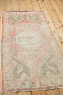 2.5x5 Vintage Distressed Oushak Rug Runner