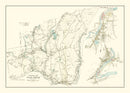 Vintage Map of Palmer, Massachusetts 1912