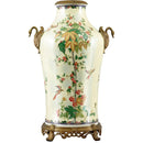 Lovecup Porcelain Jar with Bronze Swan Handles L062