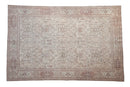 7x10.5 Vintage Distressed Oushak Carpet