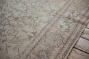 7x10.5 Vintage Distressed Oushak Carpet