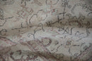 7x10.5 Vintage Distressed Oushak Carpet