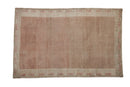 4x6 Vintage Distressed Oushak Rug