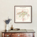 Vintage Map of West Alexandria, Ohio 1912
