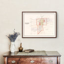 Vintage Map of Gratis, Ohio 1912