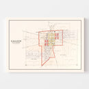 Vintage Map of Gratis, Ohio 1912
