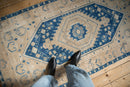 3.5x7 Vintage Distressed Oushak Rug Runner