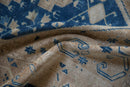 3.5x7 Vintage Distressed Oushak Rug Runner