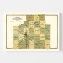 Vintage Map of Normal, Illinois 1914