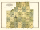 Vintage Map of Normal, Illinois 1914