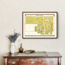 Vintage Map of Heyworth, Illinois 1914