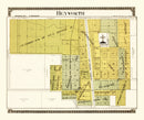 Vintage Map of Heyworth, Illinois 1914