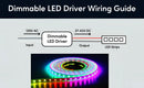 120V AC - 27V to 42V DC | 21W Flicker Free LED Driver and Dimmer