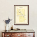 Vintage Map of Rockfield, Wisconsin 1915