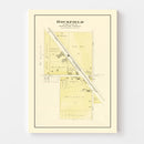 Vintage Map of Rockfield, Wisconsin 1915