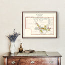 Vintage Map of Jackson, Wisconsin 1915
