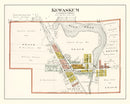 Vintage Map of Jackson, Wisconsin 1915