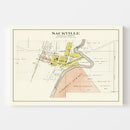 Vintage Map of Fredonia, Wisconsin 1915