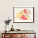 Vintage Map of Lynn, Massachusetts 1924
