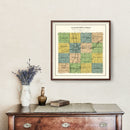 Vintage Map of Kalamazoo County, Michigan 1928