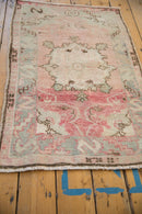 2.5x3.5 Vintage Distressed Oushak Rug