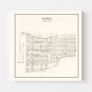 Vintage Map of Elysian, Minnesota 1928