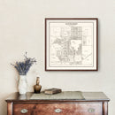 Vintage Map of Montgomery, Minnesota 1928