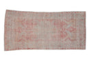 2.5x5.5 Vintage Distressed Oushak Rug Runner