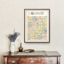 Vintage Map of Green County, Wisconsin 1931