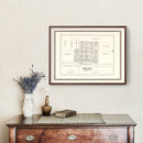 Vintage Map of Grenora, North Dakota 1937