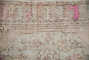 3x4.5 Vintage Distressed Oushak Rug
