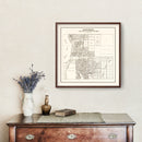 Vintage Map of Mahtomedi, Minnesota 1938