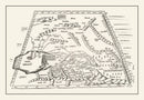 Vintage Silk Road Map 1522
