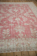 7x10.5 Vintage Distressed Oushak Carpet