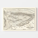 Vintage Valley Forge, PA Map 1877